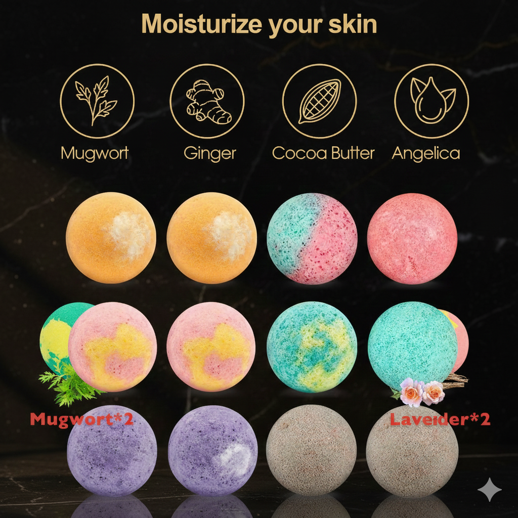 Bombas de Baño Aromáticas