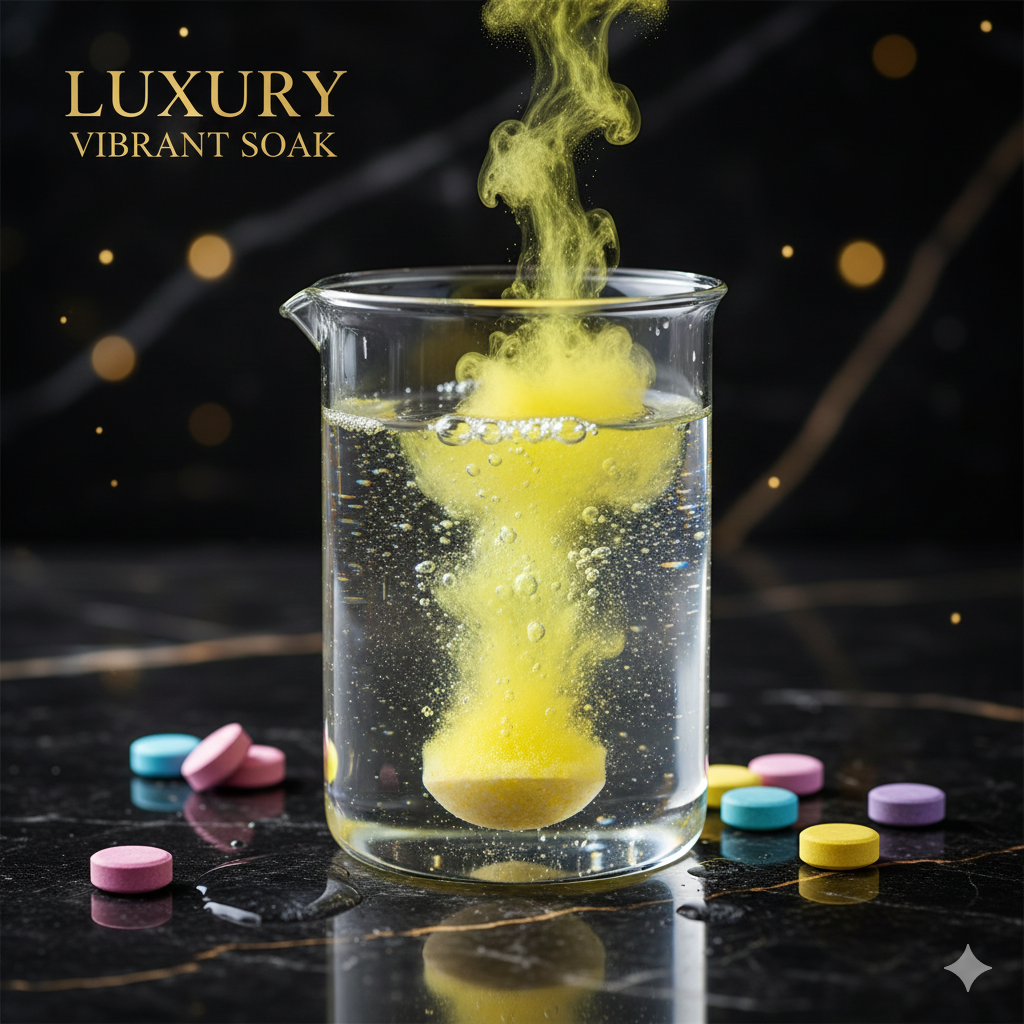 Mini Pastillas de Sales de Baño Espumosas