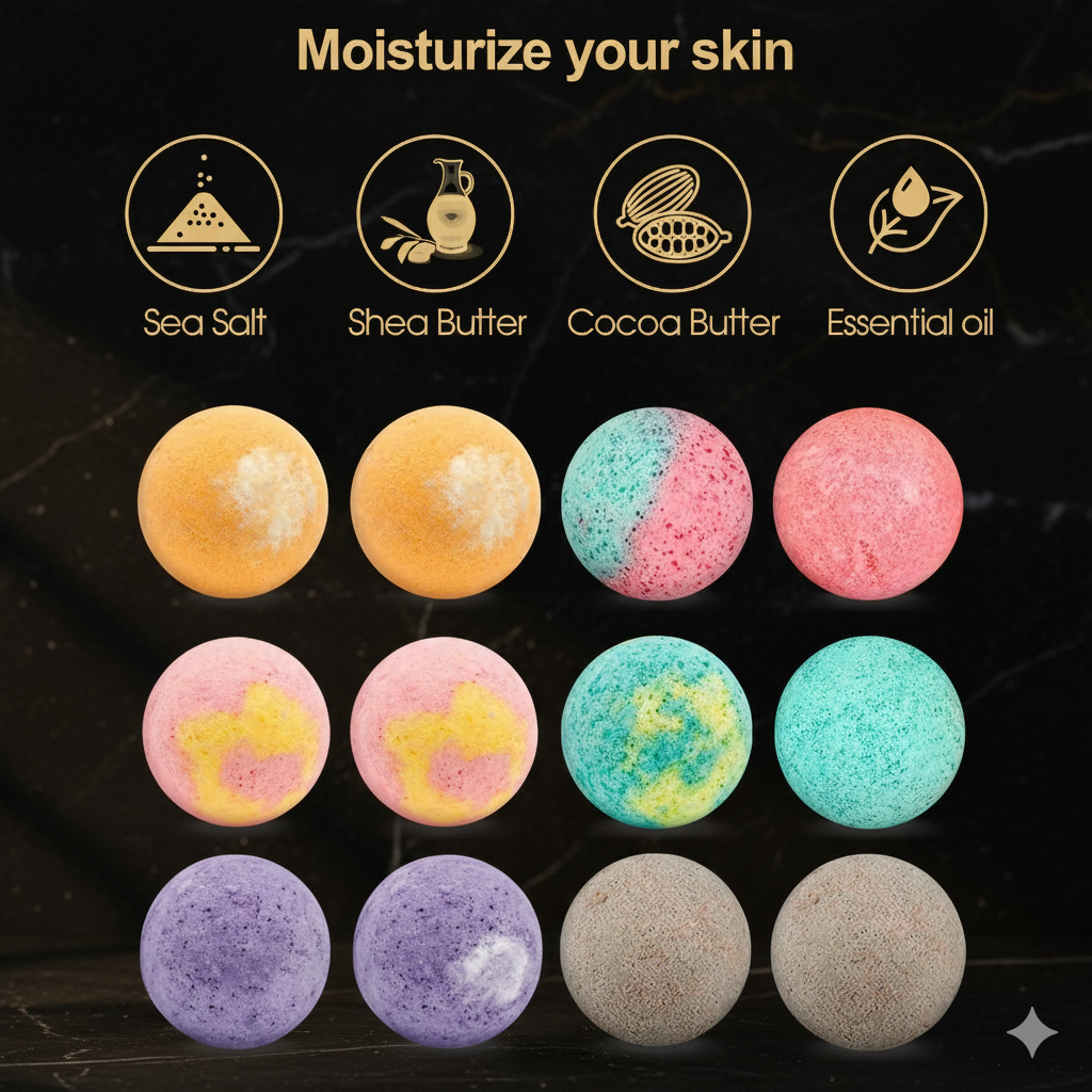 Bombas de Baño Aromáticas